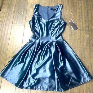 Short Party blue dress. Super cute.